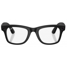 Умные очки Ray-Ban Meta* Wayfarer Gen 2 Matte Black, Прозрачные линзы для компьютера Clear Blue-Violet (RW4012), размер L
